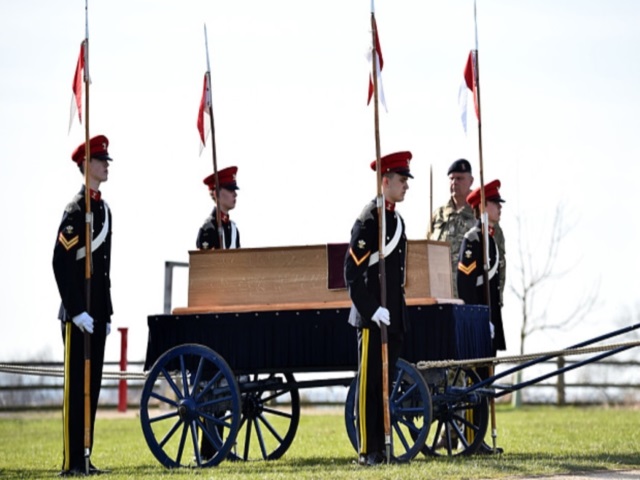 Richard III's caisson at Bosworth field